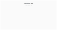 Desktop Screenshot of andrewpower.org